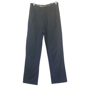 Noize Super Slouch high waist wide leg pants size 30x34 black